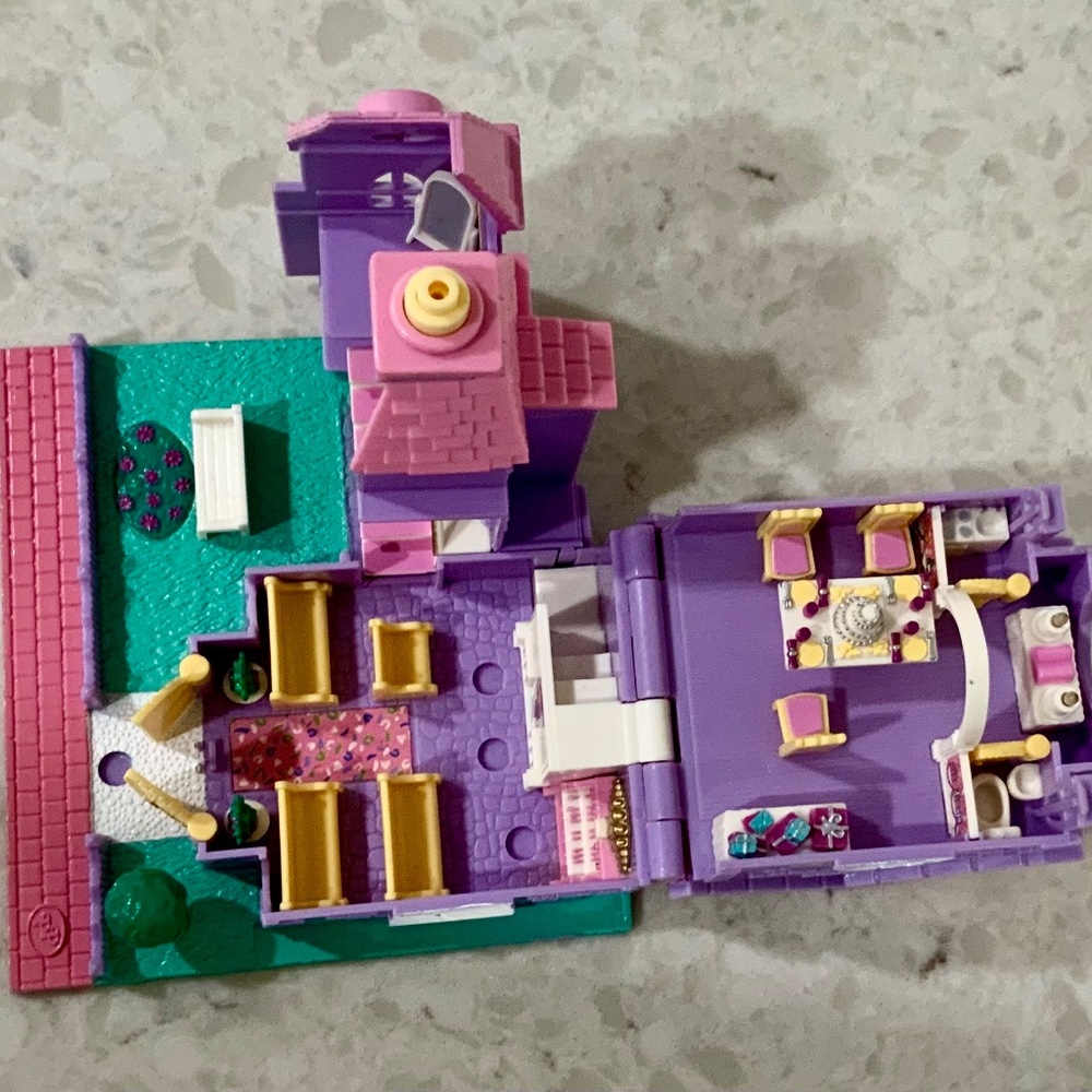 Vintage Polly Pocket Wedding Chapel | Working Complete Set 1993 - Picture 4 of 4
